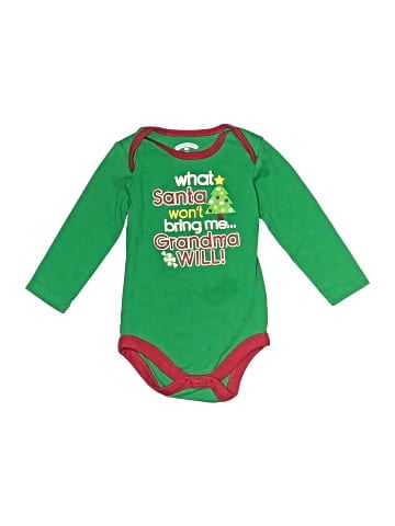 Holiday Time Long Sleeve Onesie (view 1)