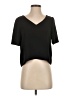 Babaton 100% Polyester Black Short Sleeve Top Size S - photo 1