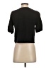 Topshop Black Short Sleeve Top Size 4 - photo 2