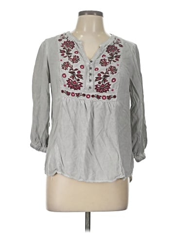 Vintage America Blues 3/4 Sleeve Blouse (view 1)