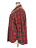 Old Navy 100% Cotton Plaid Red Long Sleeve Button-Down Shirt Size XXL - photo 5