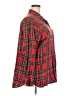 Old Navy 100% Cotton Plaid Red Long Sleeve Button-Down Shirt Size XXL - photo 4