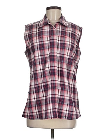 Dakini Sleeveless Button-Down Shirt (view 1)