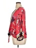 Studio 100% Rayon Red 3/4 Sleeve Blouse Size 1X - photo 5