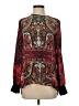 Clover Canyon 100% Polyester Red Long Sleeve Blouse Size S - photo 1