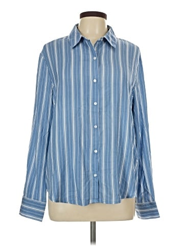 Emily Daniels Long Sleeve Button-Down Shirt (view 1)