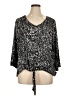 Zac & Rachel Black 3/4 Sleeve Blouse Size 1X - photo 1