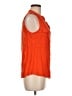 Old Navy 100% Rayon Orange Sleeveless Blouse Size M - photo 4
