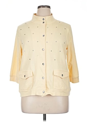 Onque Casuals 3/4 Sleeve Button-Down Shirt (view 1)