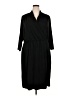 Avenue Studio Solid Black Casual Dress Size 18 - 20 - photo 1