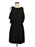 Attention Solid Black Cocktail Dress Size M - photo 1