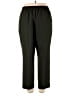 Koret 100% Polyester Solid Green Casual Pants Size 18 - photo 2