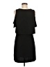 Attention Solid Black Cocktail Dress Size M - photo 2