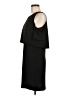 Attention Solid Black Cocktail Dress Size M - photo 5