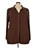 The Drop Brown Long Sleeve Button-Down Shirt Size 4X - photo 1