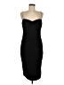 Moda International Solid Black Cocktail Dress Size M - photo 1