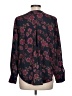 1.State 100% Polyester Floral Black Long Sleeve Blouse Size L - photo 2