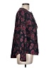 1.State 100% Polyester Floral Black Long Sleeve Blouse Size L - photo 4