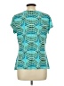 Worthington Teal Short Sleeve Blouse Size L (petite) - photo 2