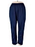 Haband! 100% Polyester Solid Blue Casual Pants Size 18 - photo 1