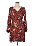 Jack by BB Dakota 100% Polyester Print Red Casual Dress Size 8 - photo 1