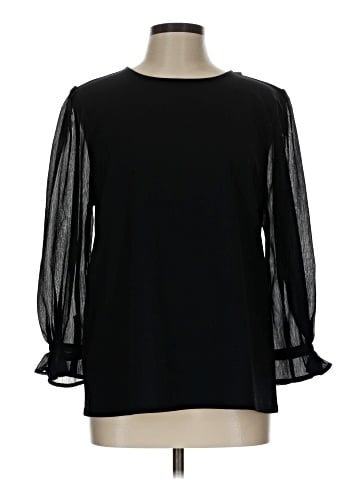 Ann Taylor Factory Long Sleeve Blouse (view 1)