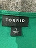 Torrid 100% Polyester Green Long Sleeve Blouse Size 1X Plus (1) - photo 7