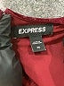 Express Solid Burgundy Cocktail Dress Size XS - photo 7