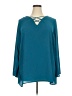 Violet & Claire 100% Polyester Teal 3/4 Sleeve Blouse Size 2X - photo 1