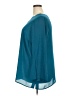 Violet & Claire 100% Polyester Teal 3/4 Sleeve Blouse Size 2X - photo 5