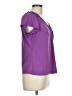 Unbranded Purple Short Sleeve Blouse Size L (estimated) - photo 4