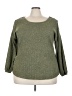 Liberty Love Green Pullover Sweater Size 3X - photo 1