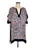 J.Crew 100% Polyester Blue Short Sleeve Blouse Size 8 - photo 1