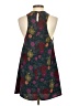 American Apparel Paisley Black Casual Dress Size XS - photo 2