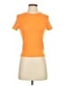 Shein Orange Short Sleeve Turtleneck Size S - photo 1