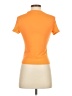 Shein Orange Short Sleeve Turtleneck Size S - photo 2