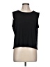 Caroline Rose Black Sleeveless Top Size L - photo 1
