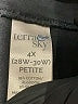 Terra & Sky Solid Black Active Pants Size 4X (petite) - photo 4