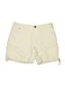 Khakis & Co 100% Cotton Solid Ivory Khaki Shorts Size 6 - photo 1