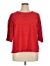 MULTIPLES Red 3/4 Sleeve Top Size XL (petite) - photo 1