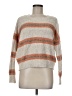 Hazel Moon Stripes Tan Pullover Sweater Size M - photo 1