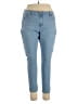 Hot In Hollywood Solid Blue Jeans Size L - photo 1