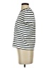 Lands' End 100% Cotton Stripes Ivory Short Sleeve Turtleneck Size XS - photo 5