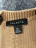 Talbots 100% Cotton Stripes Tan Pullover Sweater Size XL - photo 7