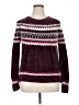 Wrangler Jeans Co 100% Polyester Chevron-herringbone Burgundy Pullover Sweater Size XL - photo 1