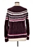 Wrangler Jeans Co 100% Polyester Chevron-herringbone Burgundy Pullover Sweater Size XL - photo 2
