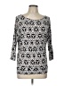 Joe Fresh Silver 3/4 Sleeve Top Size L - photo 1