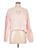 Assorted Brands Hearts Pink Sweatshirt Size L - photo 1
