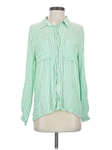 Love Tree Long Sleeve Button-Down Shirt (view 1)