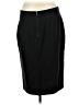 Burberry Solid Black Wool Skirt Size 10 - photo 2
